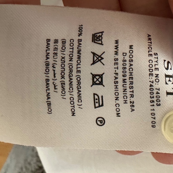 SET Fashion white blouse - Picture 6 of 7